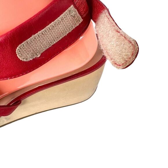 CAMPER Red Wedge Sandal Size 40 EU = 10 US - Picture 7 of 16